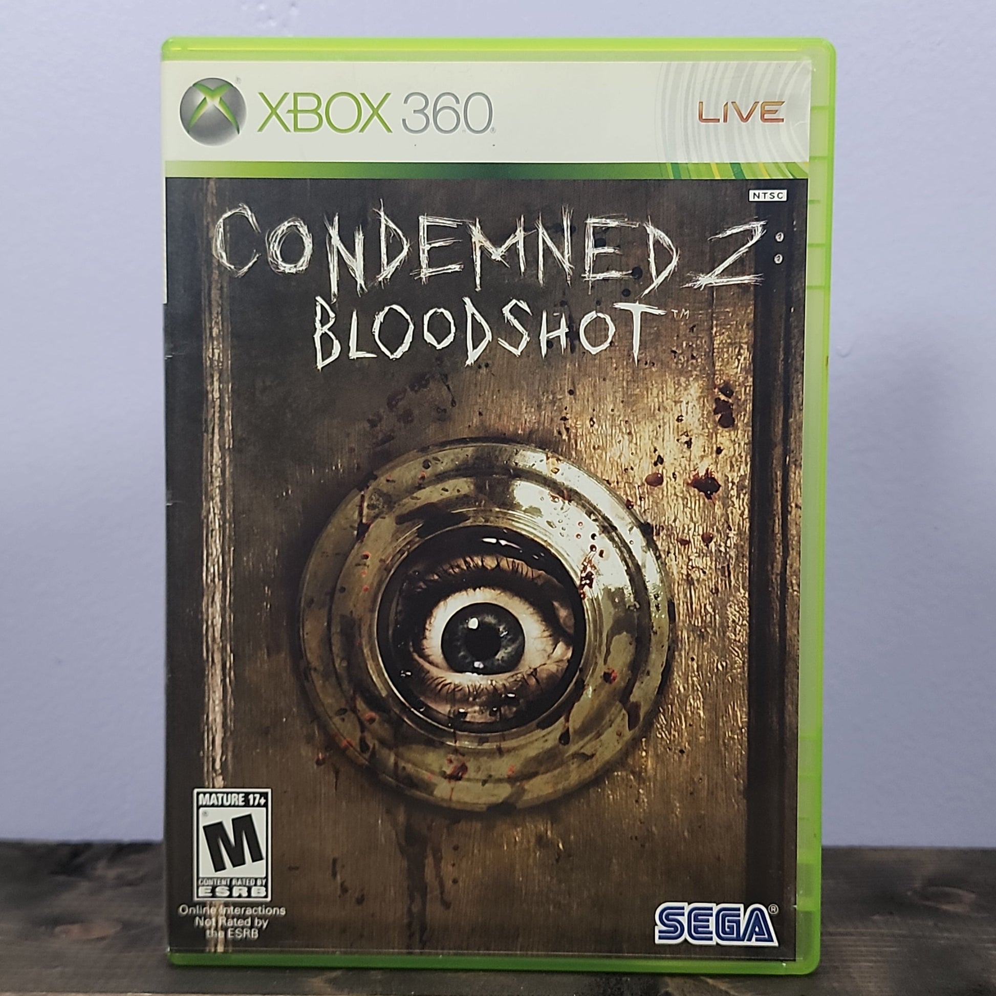 Xbox 360 - Condemned 2: Bloodshot Retrograde Collectibles Action, Adventure, CIB, Horror, M Rated, Monolith productions, SEGA, Survival, Xbox 360 Preowned Video Game