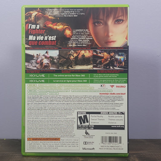 Xbox 360 - Dead Or Alive 5 Retrograde Collectibles 3D Fighter, Action, CIB, Dead or Alive Series, Fighting, M Rated, Team Ninja, Tecmo, Xbox 360 Preowned Video Game