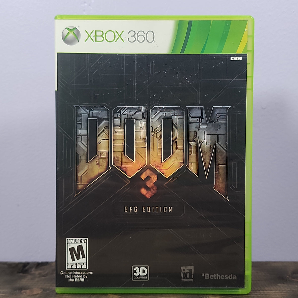 Xbox 360 - Doom 3 BFG Edition Retrograde Collectibles 3DTV Compatible, Action, Bethesda, CIB, DOOM Series, First Person Shooter, FPS, Id Software, M Rated Preowned Video Game