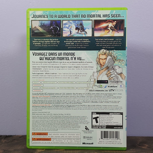 Xbox 360 - El Shaddai: Ascension of the Metatron Retrograde Collectibles Action, Adventure, Fantasy, Ignition Entertainment, RPG, T Rated Preowned Video Game