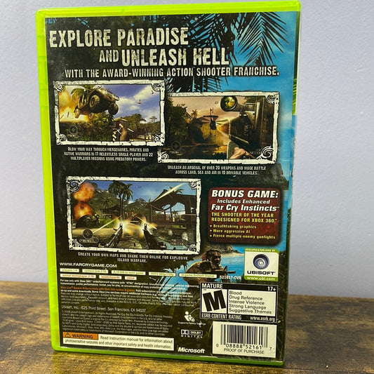 Xbox 360 - Far Cry Instincts Predator Retrograde Collectibles Action, Arcade, CIB, Compilation, Far Cry Series, First Person Shooter, M Rated, Ubisoft, Xbox 360 Preowned Video Game