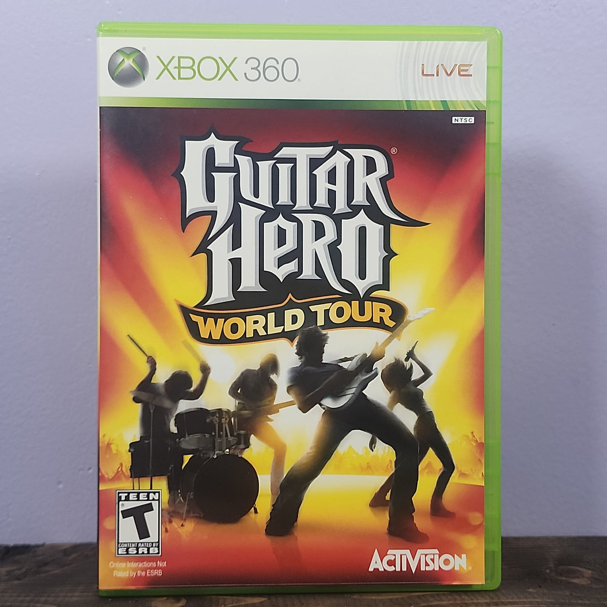 Xbox 360 - Guitar Hero: World Tour Retrograde Collectibles Activision, CIB, Guitar Hero, Instrument, Music, Rhythm, T Rated, Xbox, Xbox 360 Preowned Video Game