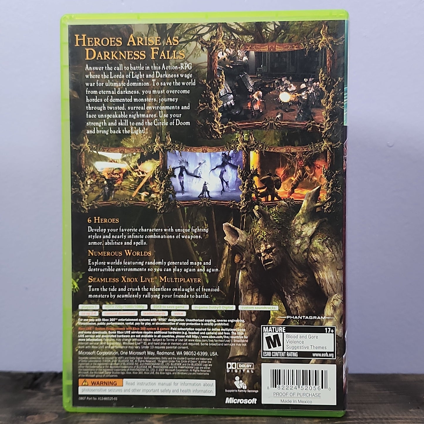 Xbox 360 - Kingdom Under Fire: Circle of Doom Retrograde Collectibles Action, Blueside, CIB, Kingdom Under Fire, M Rated, Microsoft Game Studios, RPG, Xbox, Xbox 360 Preowned Video Game