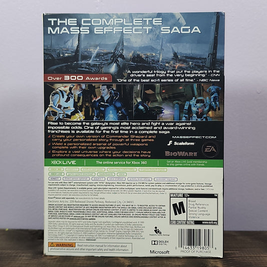 Xbox 360 - Mass Effect Trilogy Retrograde Collectibles BioWare, CIB, EA, M Rating, Mass Effect, Microsoft, Xbox 360 Preowned Video Game