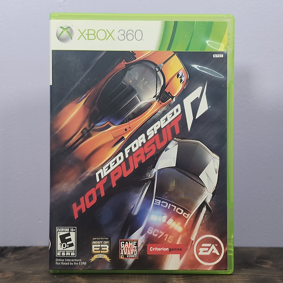 Xbox 360 - Need for Speed: Hot Pursuit Retrograde Collectibles CIB, Driving, E10 Rated, EA, Microsoft, Modern, Need for Speed, Racing, Xbox, Xbox 360 Preowned Video Game