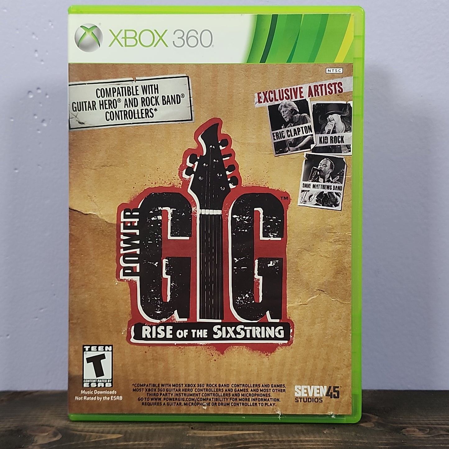 Xbox 360 - Power Gig: Rise of The SixString Retrograde Collectibles CIB, Music, Music Maker, Rhythm, Seven45 Studios, T Rated, Xbox 360 Preowned Video Game