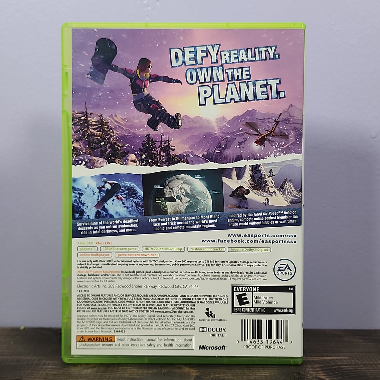 Xbox 360 - SSX Retrograde Collectibles CIB, E Rated, EA, EA Sports, Ski, Snowboarding, Sports, SSX Series, Xbox 360 Preowned Video Game