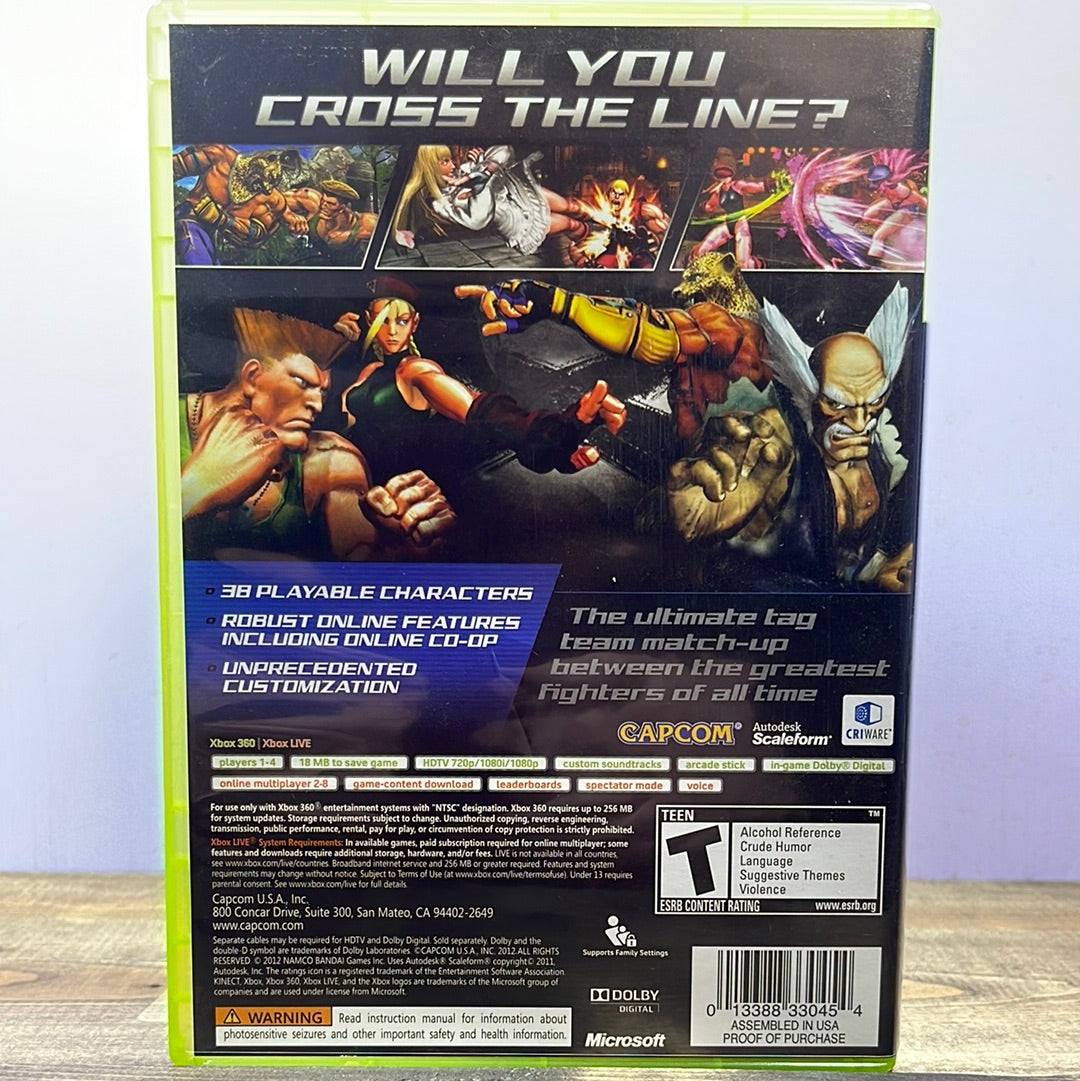 Xbox 360 - Street Fighter X Tekken Retrograde Collectibles 2D Fighter, Action, CIB, Crossover, Fighting, Fighting Game, Street Fighter Series, T Rated, Tekken Preowned Video Game