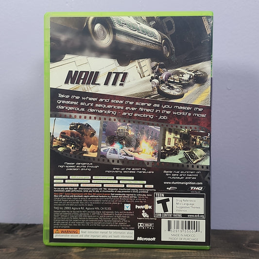 Xbox 360 - Stuntman: Ignition Retrograde Collectibles Arcade, Automobile, CIB, Driving, Paradigm Entertainment, Racing, T Rated, THQ, Xbox 360 Preowned Video Game