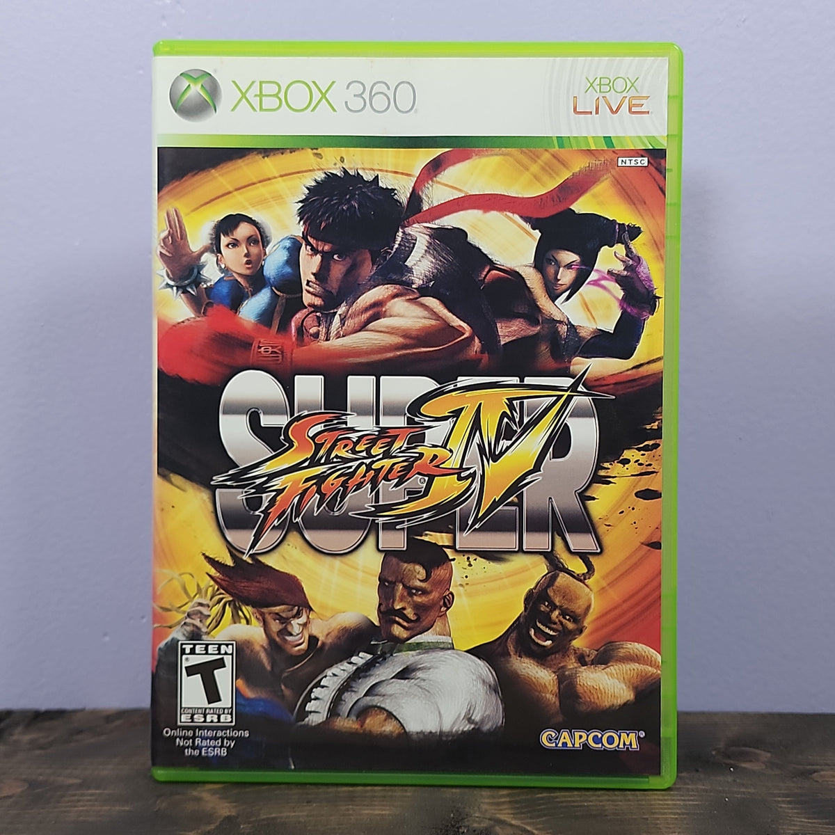 Xbox 360 - Super Street Fighter IV Retrograde Collectibles 2D, 2D Fighter, Action, Arcade, Capcom, CIB, Fighting, Street Fighter Series, T Rated, Xbox 360 Preowned Video Game