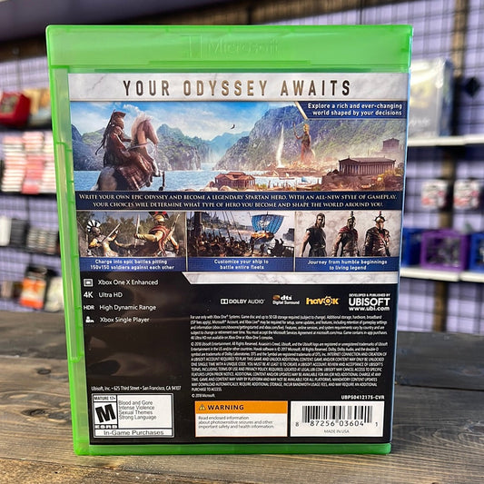 Xbox One - Assassin's Creed: Odyssey Retrograde Collectibles Assassin, Assassin's Creed, CIB, Open World, Single Player, Ubisoft, Xbox One Preowned Video Game