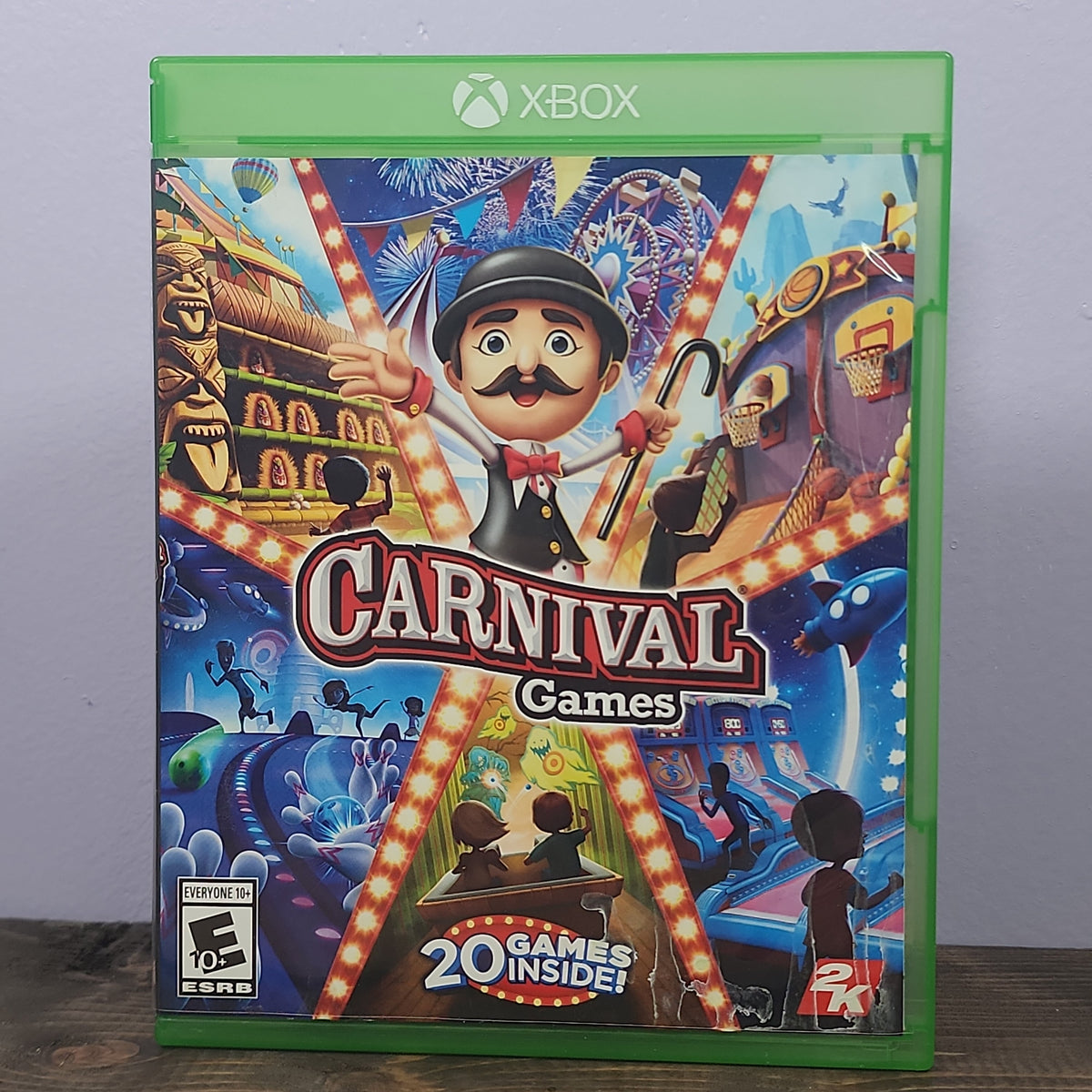 Xbox One - Carnival Games Retrograde Collectibles CIB, E10 Rated, Microsoft, Mini-Games, Multiplayer, Xbox One Preowned Video Game