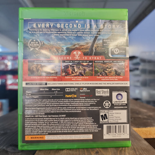 Xbox One - Far Cry 4 [Limited Edition] Retrograde Collectibles Action, adventure, CIB, Co-op, Far Cry, First Person, First Person Shooter, FPS, Open World, Red Sto Preowned Video Game 