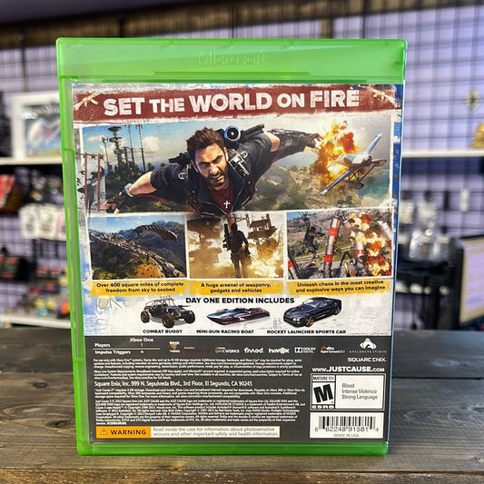 Xbox One - Just Cause 3 Retrograde Collectibles Action, Avalanche Studios, CIB, Destruction, Just Cause, Multiplayer, Open World, square enix Preowned Video Game