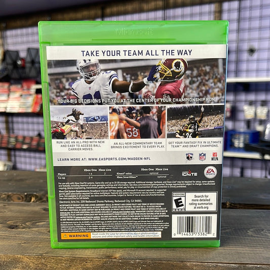 Xbox One - Madden 17 Retrograde Collectibles American Football, CIB, EA, EA Sports, Football, Madden, Rob Gronkowski, Sports, Xbox One Preowned Video Game