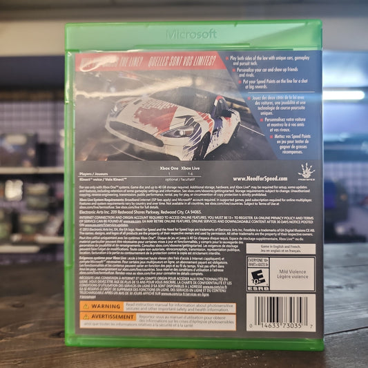 Xbox One - Need For Speed Rivals Retrograde Collectibles CIB, Criterion Games, Driving, EA, Need for Speed, Open World, Racing Preowned Video Game 