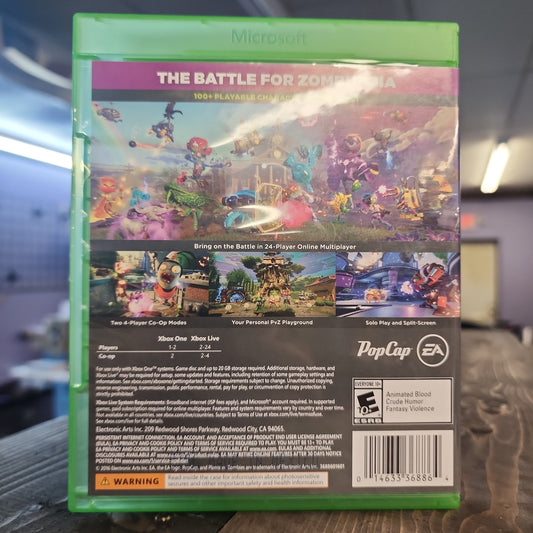 Xbox One - Plants Vs. Zombies: Garden Warfare 2 Retrograde Collectibles CIB, EA, Hero Shooter, Plants Vs Zombies, PopCap Games, Real Time Strategy, RTS, Third Person, Third Preowned Video Game