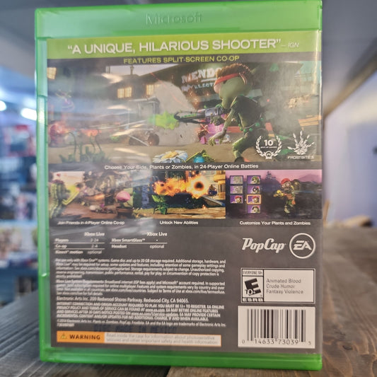 Xbox One - Plants Vs. Zombies: Garden Warfare Retrograde Collectibles CIB, EA, Plants Vs Zombies, PopCap Games, RTS, Third Person, Third Person Shooter, Tower Defense, Xb Preowned Video Game 