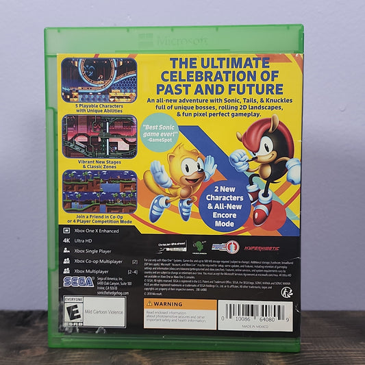 Xbox One - Sonic Mania Plus Retrograde Collectibles Preowned Video Game
