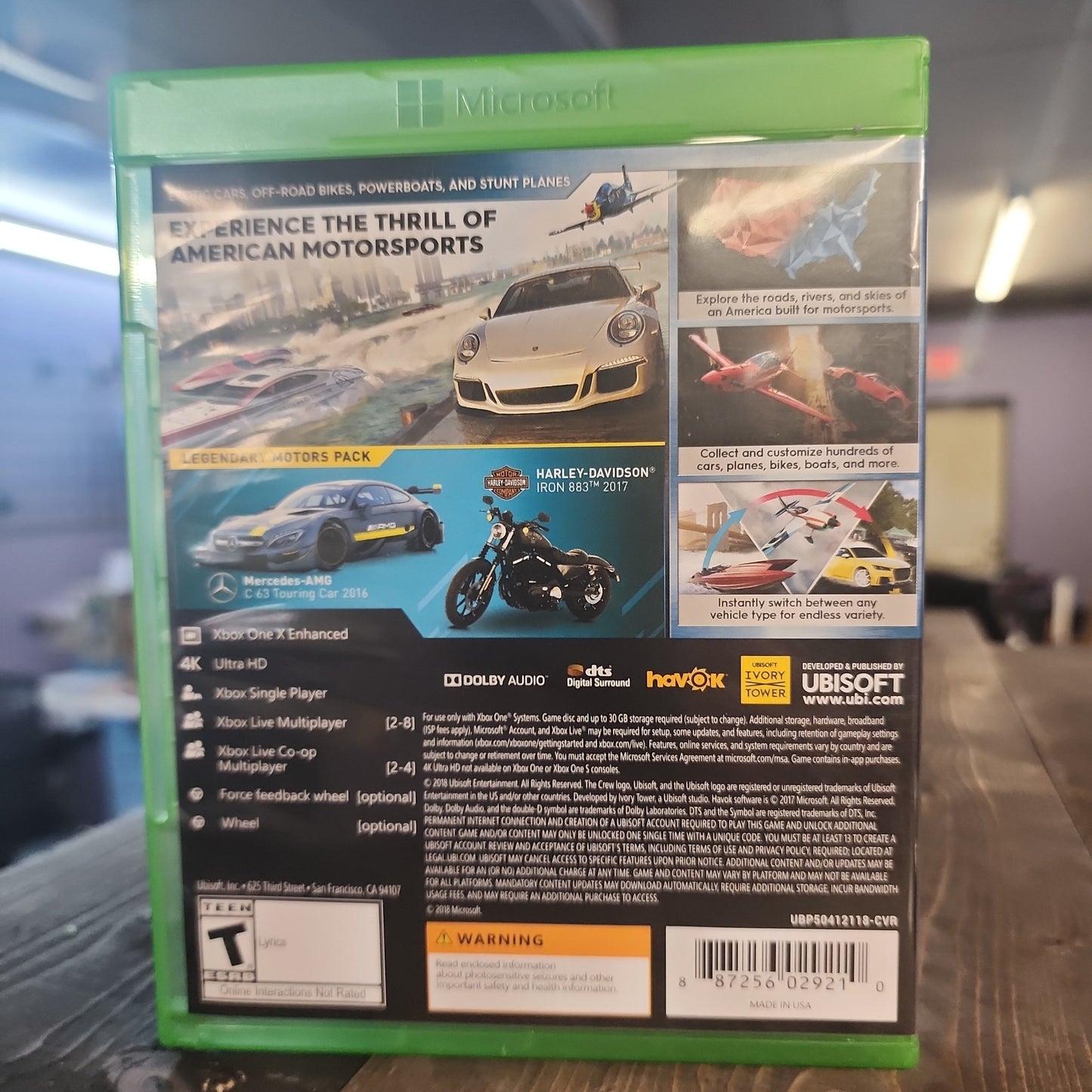 Xbox One - The Crew 2 Retrograde Collectibles Automobile Sim, CIB, Motorsport, Multiplayer, Open World, Racing, Simulation, Simulator, Sports, Ubi Preowned Video Game