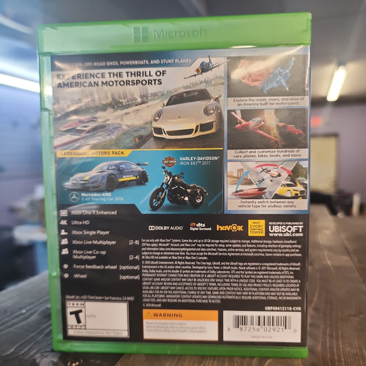 Xbox One - The Crew 2 Retrograde Collectibles Automobile Sim, CIB, Motorsport, Multiplayer, Open World, Racing, Simulation, Simulator, Sports, Ubi Preowned Video Game