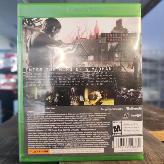 Xbox One - The Evil Within Retrograde Collectibles Bethesda, CIB, Dark, Horror, Psychological Horror, Shinji Mikami, Survival Horror, Tango Gameworks,  Preowned Video Game 