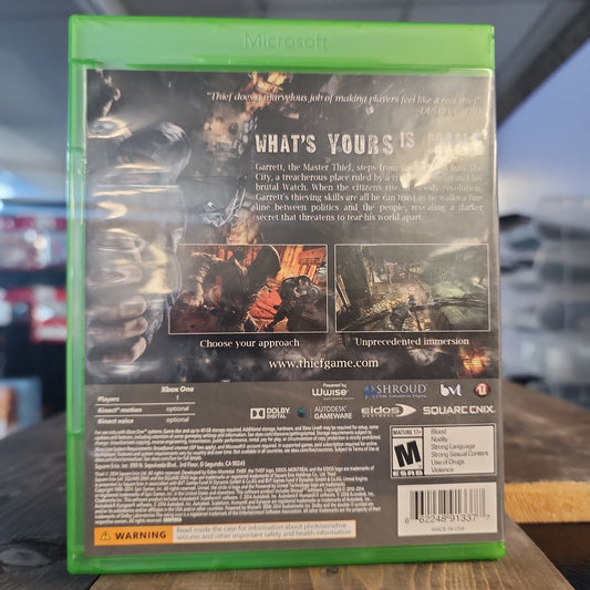 Xbox One - Thief Retrograde Collectibles Action, adventure, CIB, Dark, Eidos, Eidos Montreal, First Person, square enix, Stealth, Thief, Xbox Preowned Video Game