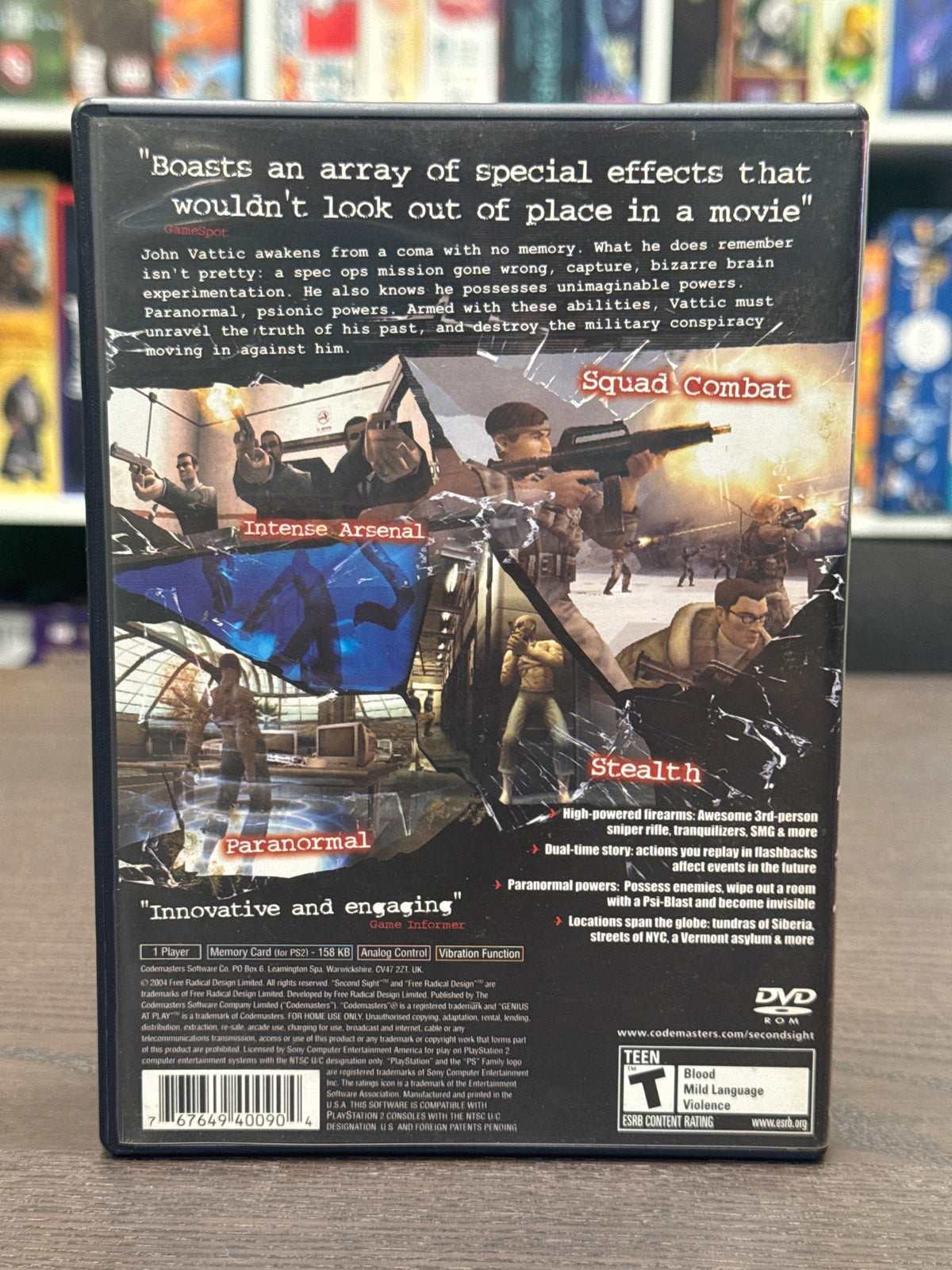 Playstation 2 - Second Sight