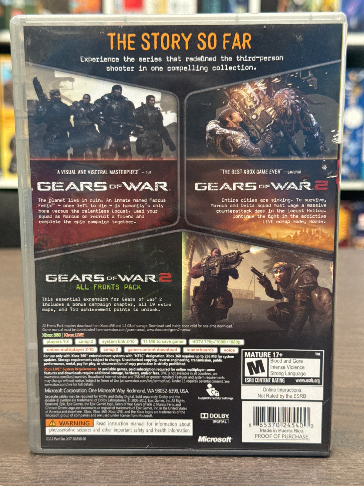 Xbox 360 - Gears Of War Triple Pack