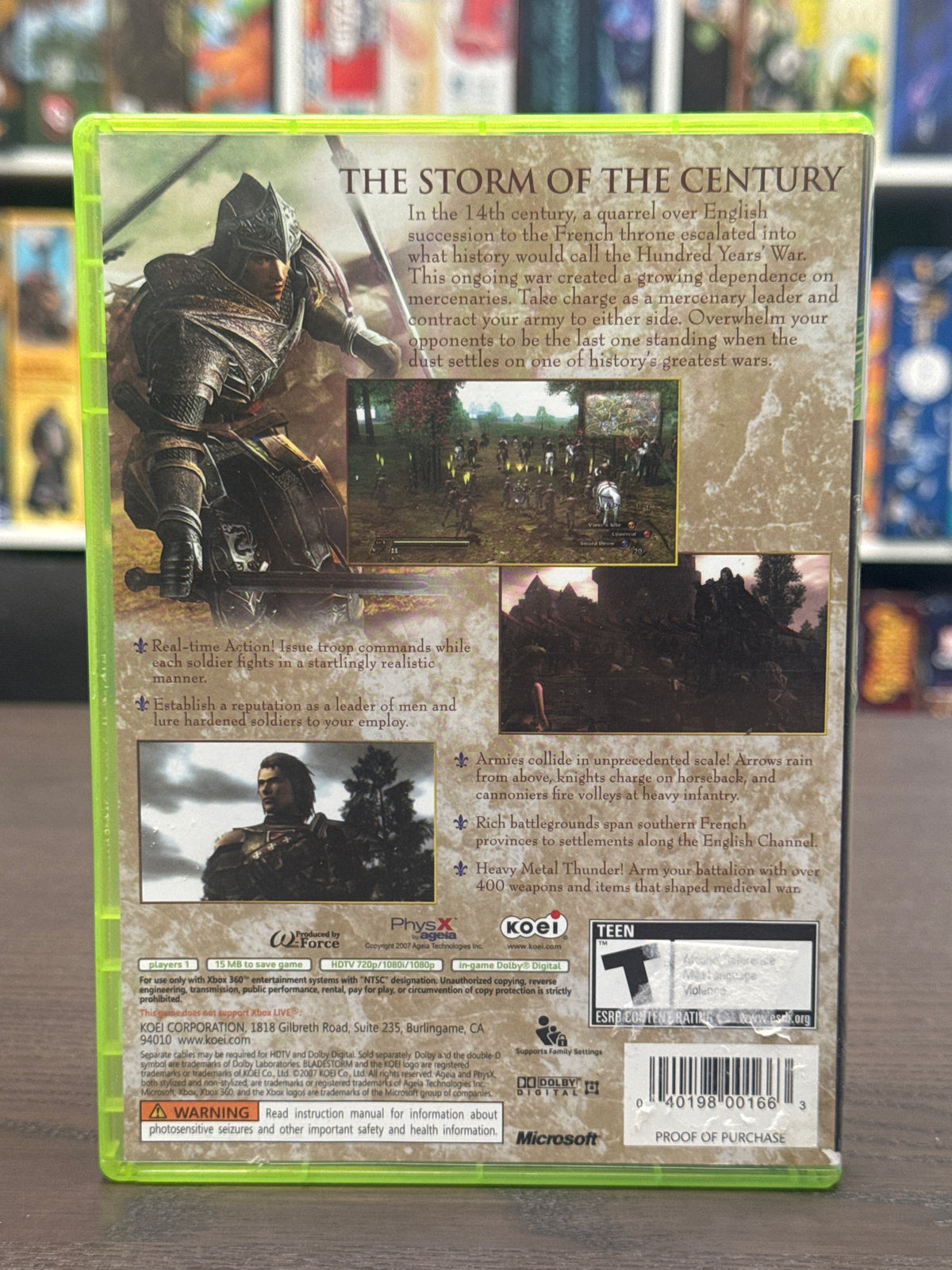 Xbox 360 - Bladestorm The Hundred Years' War