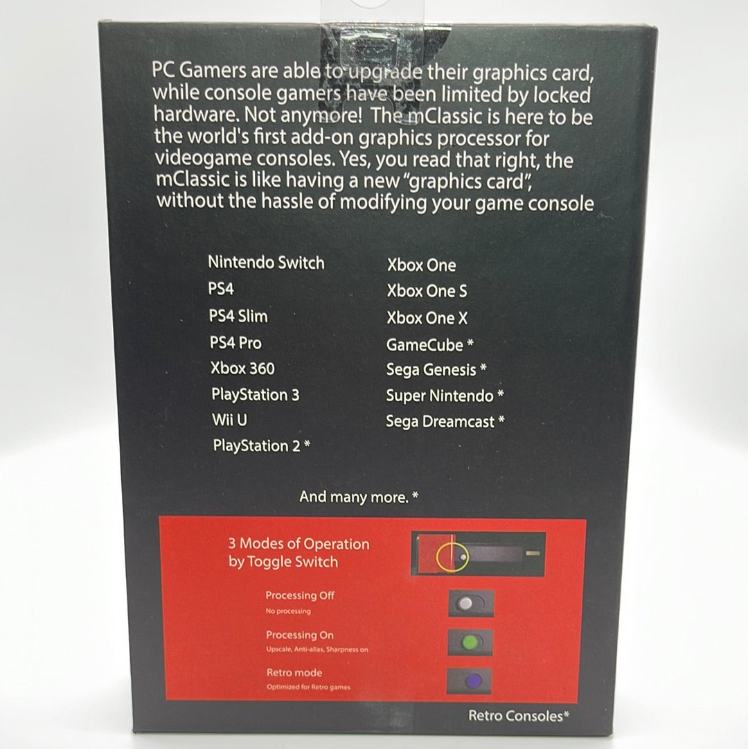 mClassic - Game Console Graphics Processor Retrograde Collectibles 4k, accessories, cable, Cables, modern gaming, retro gaming, video