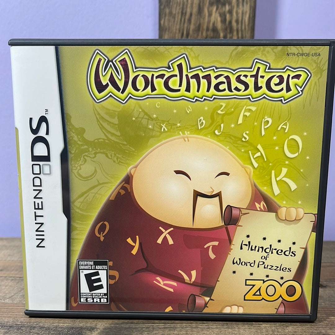 Nintendo DS - Wordmaster Retrograde Collectibles CIB, E Rated, Logic, Nintendo DS, Puzzle, Sarbakan Inc, Word Game, Zoo Games Preowned Video Game