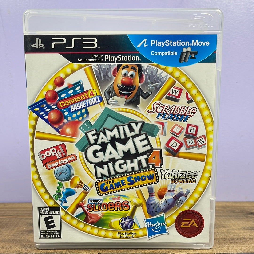 Playstation 3 - Hasbro Family Game Night 4: The Game Show Retrograde Collectibles CIB, EA, Family Game Night Series, Hasbro, Move Compatible, Party Game, Playstation 3, PS3 Preowned Video Game