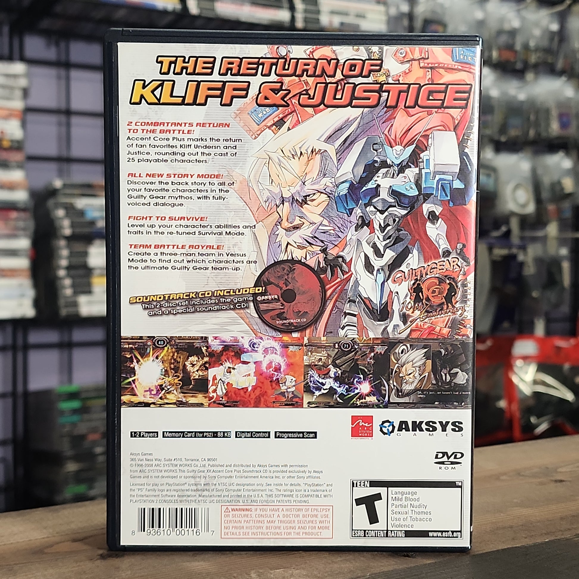 guilty gear xx ps2 Playstation 2 - Guilty Gear XX Accent Core Plus