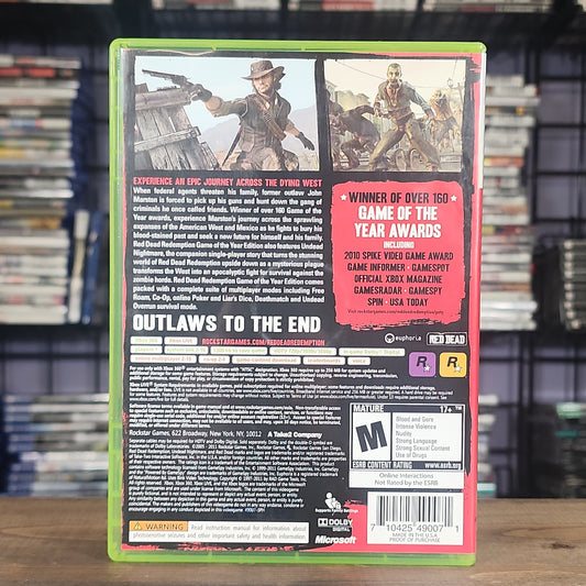 Xbox 360 - Red Dead Redemption [Game of the Year]