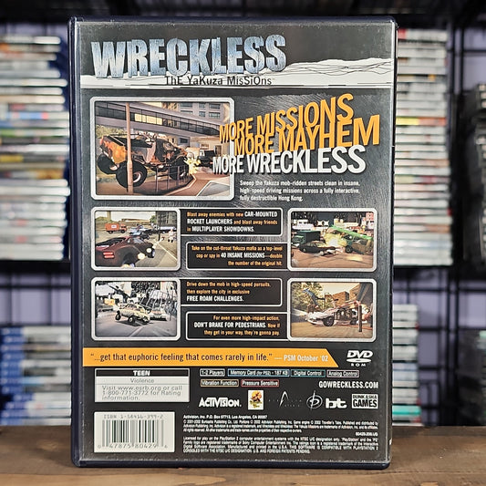 Playstation 2 - Wreckless: The Yakuza Missions