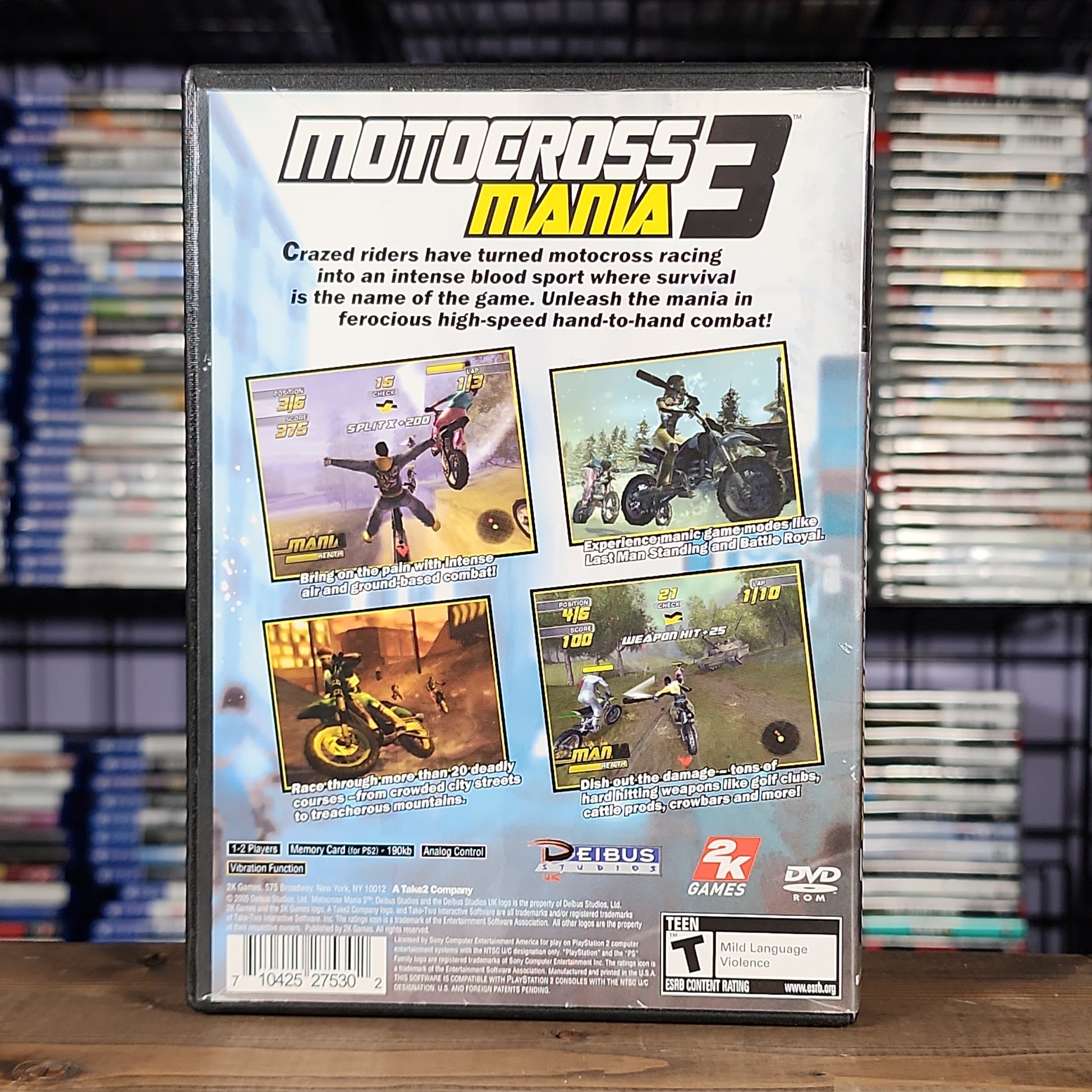 Fiche du jeu Motocross Mania sur Sony Playstation - Le Musee des Jeux Video Fiche du jeu Motocross Mania sur Sony Playstation - Le Musee des Jeux Video