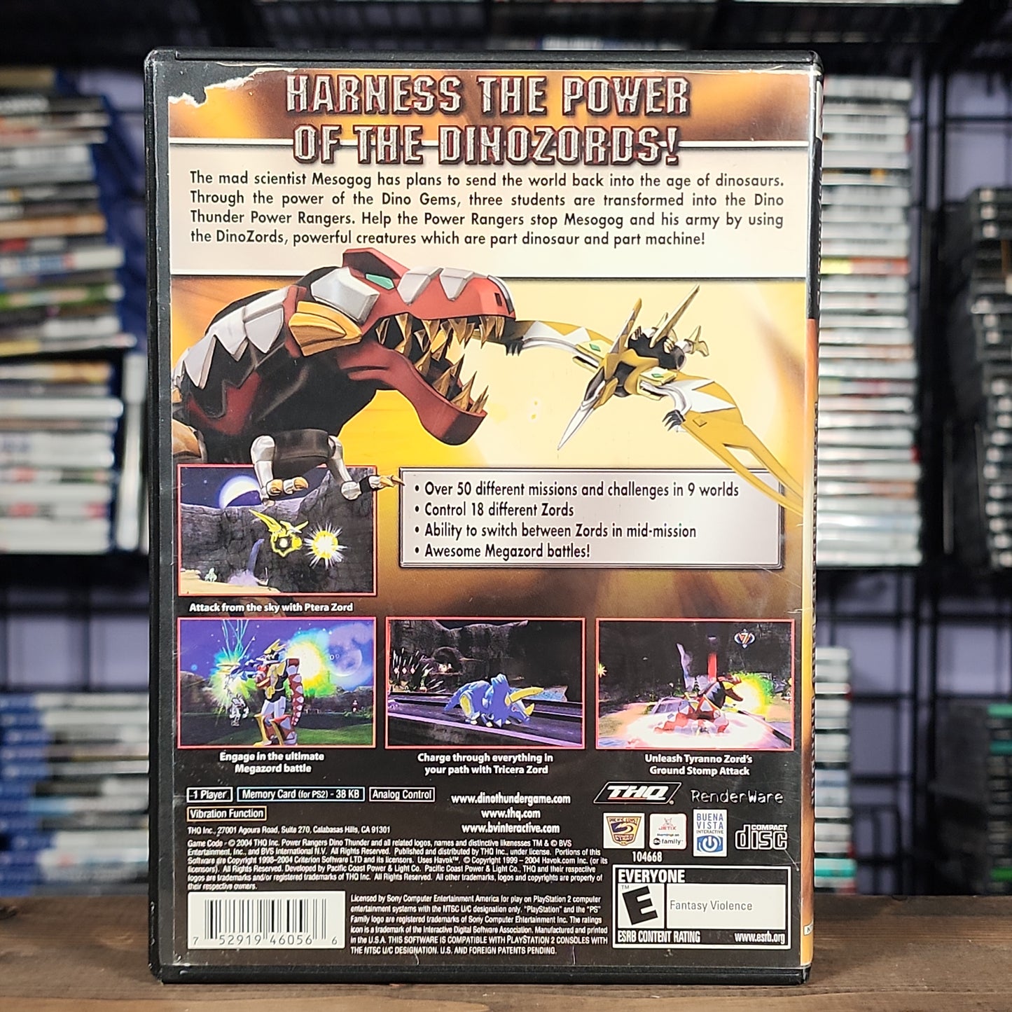 Playstation 2 - Power Rangers: Dino Thunder