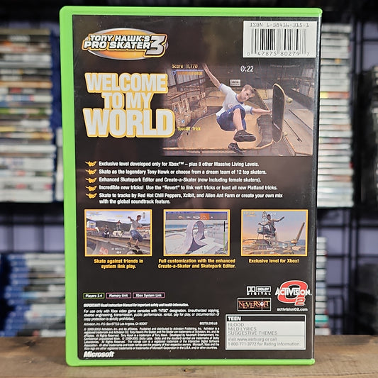 Xbox - Tony Hawk's Pro Skater 3