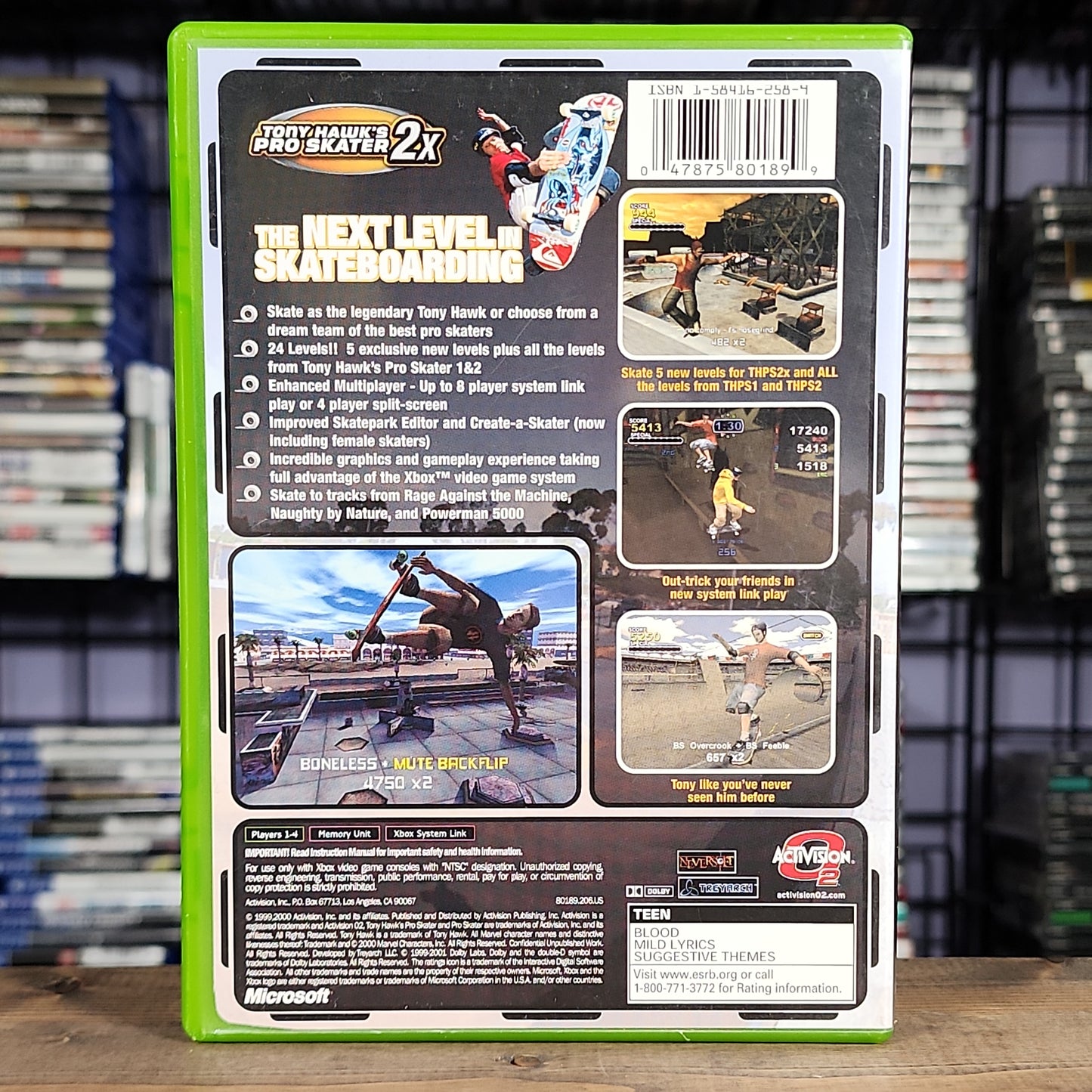 Xbox - Tony Hawk's Pro Skater 2x