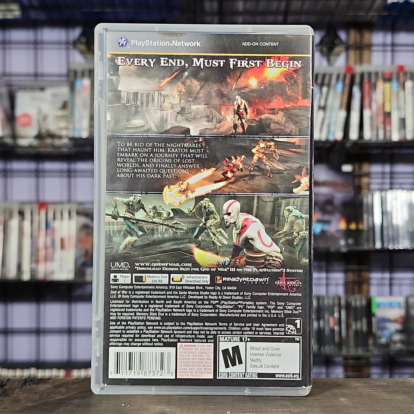 PSP - God of War: Ghosts of Sparta