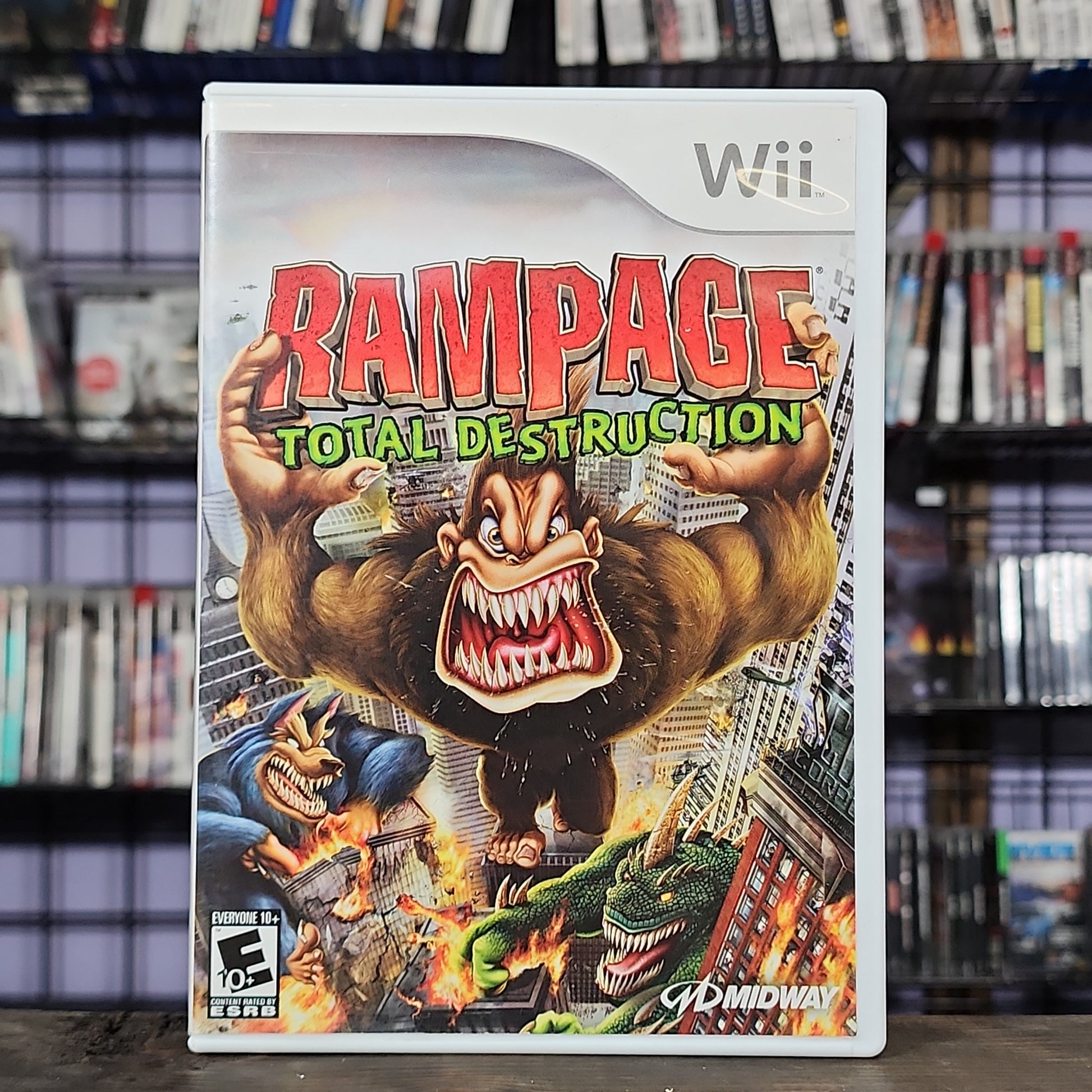 rampage total destruction wii monsters Nintendo Wii