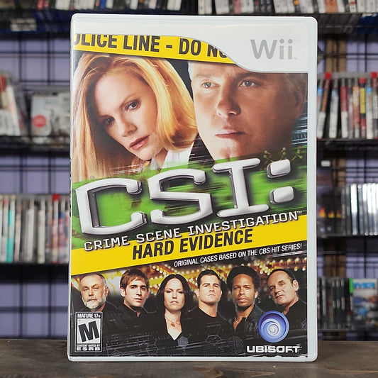 Nintendo Wii - CSI: Crime Scene Investigation: Hard Evidence