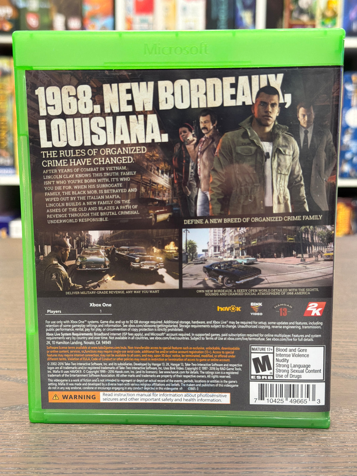 Xbox One - Mafia III