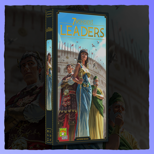 7 Wonders - Leaders | Expansion Retrograde Collectibles 7 Wonders, Ancient, Board Game, Card Game, City Builder, Civilization Builder, Economic, Family, His Board Games 