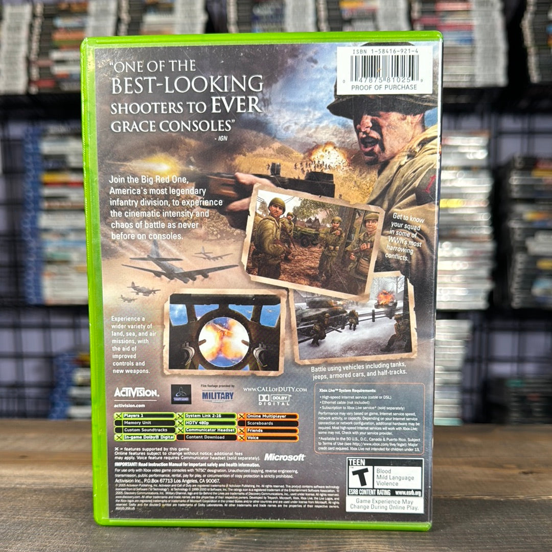 Xbox -  Call of Duty 2: Big Red One