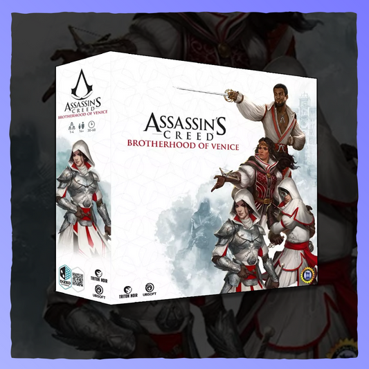 Assassin's Creed - Brotherhood of Venice Retrograde Collectibles Assassin's Creed, Assassin's Creed Series, Board Game, Co-op, Historical, PVE, Renaissance, Ubisoft Board Games