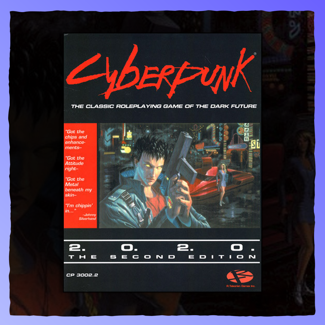 Cyberpunk 2020 - The Second Edition [Core Rulebook] Retrograde Collectibles Cyberpunk, Cyberpunk Series, R Talsorian Games, Retro, Roleplaying Game, RPG, TTRPG Role Playing Games 