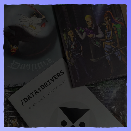 DATA:DRIVERS - An RPG Set in a Digital World Retrograde Collectibles Indie, Programming, Roleplaying Game, RPG, Rules-Lite, Sci-Fi, Science Fiction, Tabletop, TTRPG, Uni Role Playing Games 