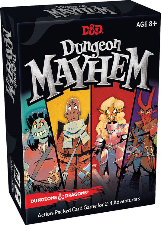 Dungeons & Dragons - Dungeon Mayhem Retrograde Collectibles Card Game, D&D, Dungeons & Dragons, Family, Fantasy, Hand Management, Non-Collectible Card, PvP, Wiz Board Games